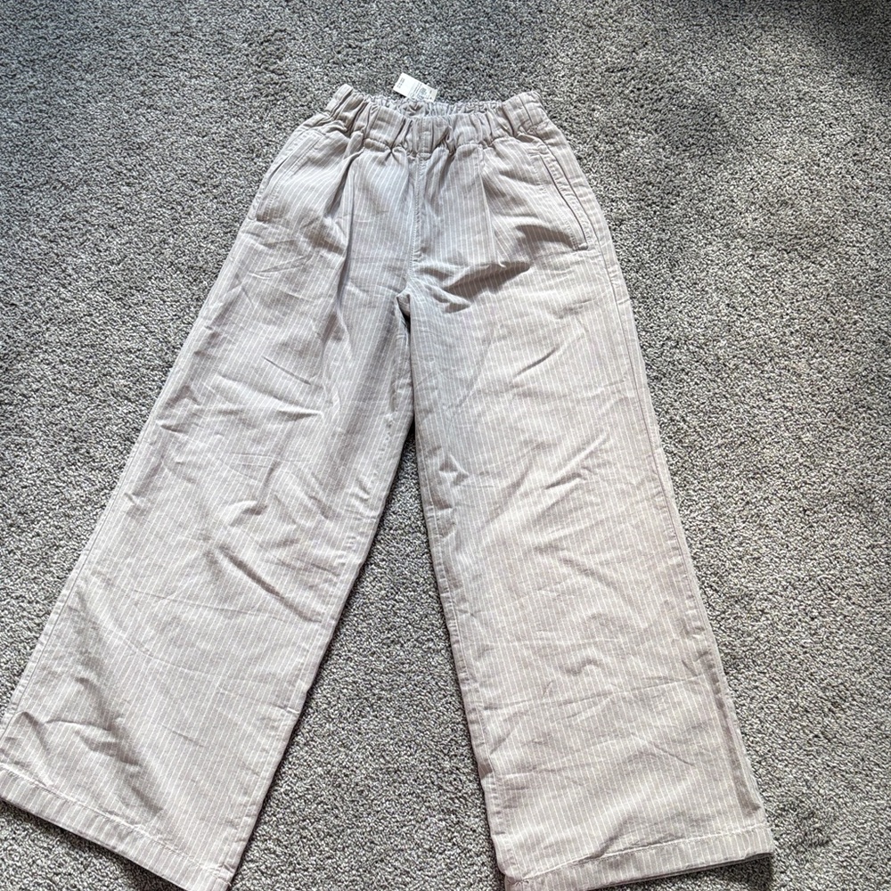 Aerie NWT pinstripe wide leg pants
